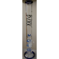BZRK Waterpipe with Honeycomb Perc Blue