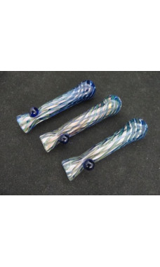 Gold Fumed One Hitter with Ribbons