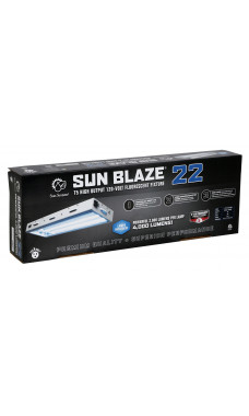 Sun Blaze T5 HO Fluorescent Light Fixture - 120 Volt - 2 ft 2 Lamp