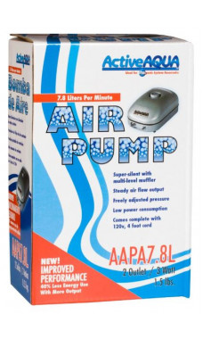 Active Aqua Air Pump 2 Outlets 3W