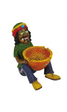 Jamaican Poly Resin Ashtray