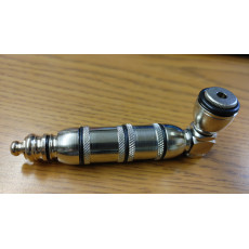 Double Chamber Metal Tobacco Pipe