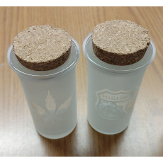Frosted Glass Storage Jar