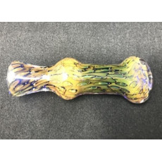 Gold Fumed Flat Mouth Chillum