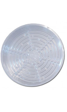 Clear 12in Plastic Plant Saucer