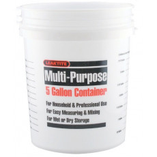 Leaktite Multi-Purpose Container Measuring Bucket 5-gallon