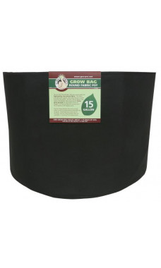 Gro Pro Premium Round Fabric Pot 15 gallon black