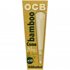 OCB Bamboo Mini Unbleached Cone 10pk