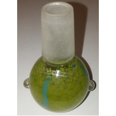 Artwork Glass Bowl 18mm Male Green