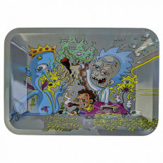 Trippy Soil Grown Small Metal Rolling Tray