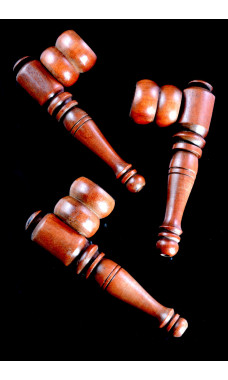 Small Carved Rosewood Pipe