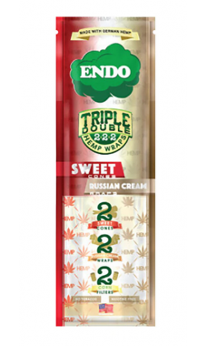 Endo Triple Double Hemp Wraps Sweet Russian Cream