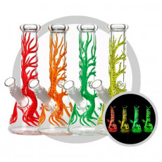 Glow-in-the-dark Snake and Tree Beaker Waterpipe