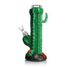 3D Glass Glow-in-the-Dark Cactus Waterpipe