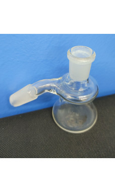 Clear Quartz Ash Catcher 45 degree 14mm Male