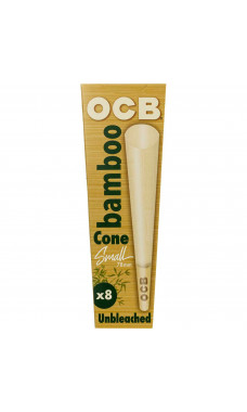 OCB Bamboo Small Unbleached Cone 8pk