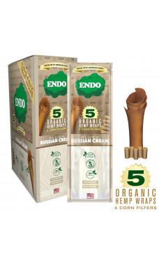 Endo Organic Hemp Wraps Russian Cream 5pk