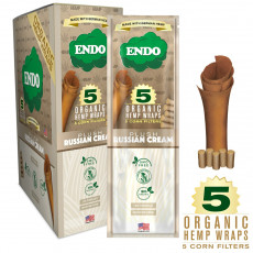 Endo Organic Hemp Wraps Russian Cream 5pk