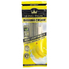 King Palm 2 Mini Roll 1g Squeeze and Pop Banana Cream
