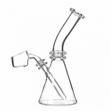 Beaker Water Pipe with 4mm Quartz Banger
