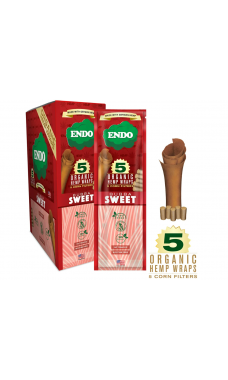 Endo Organic Hemp Wraps Bubba Sweet 5pk