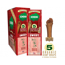 Endo Organic Hemp Wraps Bubba Sweet 5pk