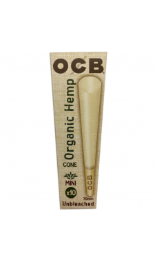 OCB Organic Hemp Mini Unbleached Cones 10pk