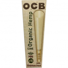 OCB Organic Hemp Mini Unbleached Cones 10pk