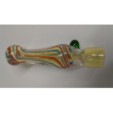 Fumed Twisted One Hitter with Marble