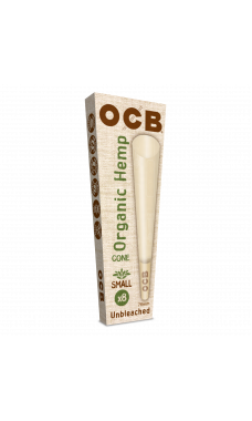 OCB Organic Hemp Small Unbleached Cones 8pk