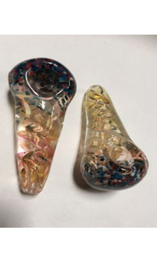 Frit Fumed with Twist Hand Pipe