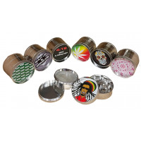 Metal Herb Grinder 4pc 63mm 