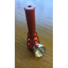 Mini red metal hand pipe