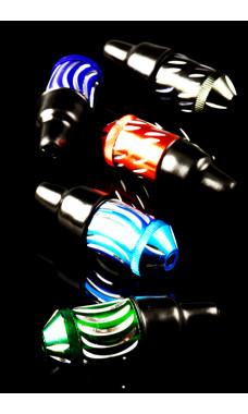 Sneak-A-Toke Diamond Cut Color Metal Pipe
