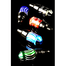 Sneak-A-Toke Diamond Cut Color Metal Pipe