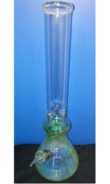 Large Color Changing Glass Water Pipe with Ice Catch