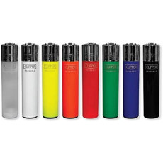 Assorted Solid Color Clipper Lighter
