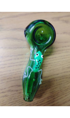 Glow in the Dark Frog Spoon Hand Pipe