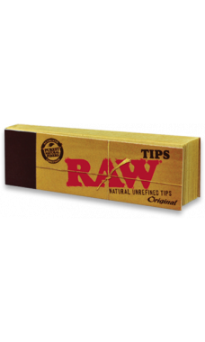 Raw Natural Pre-Rolled Tips - 20 Units