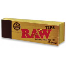 Raw Natural Pre-Rolled Tips - 20 Units